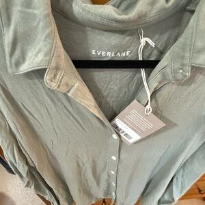 Everlane Sage Green Collared Shirt